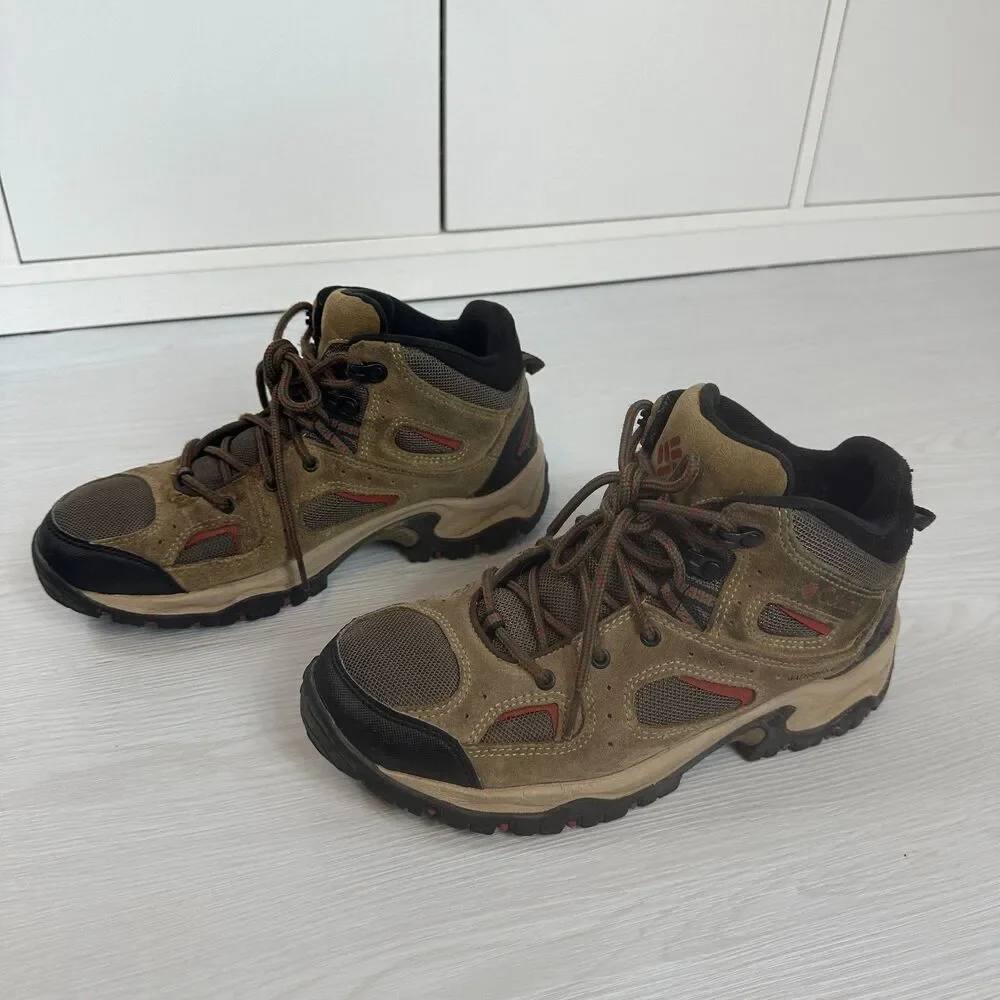 Columbia Coretek II Waterproof Mens 7.5 Brown Suede Hiking Boots YM5347-245